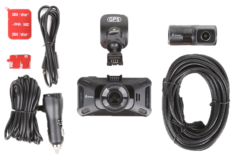 ДОД ауто камера ГС980Д - садржај пакета