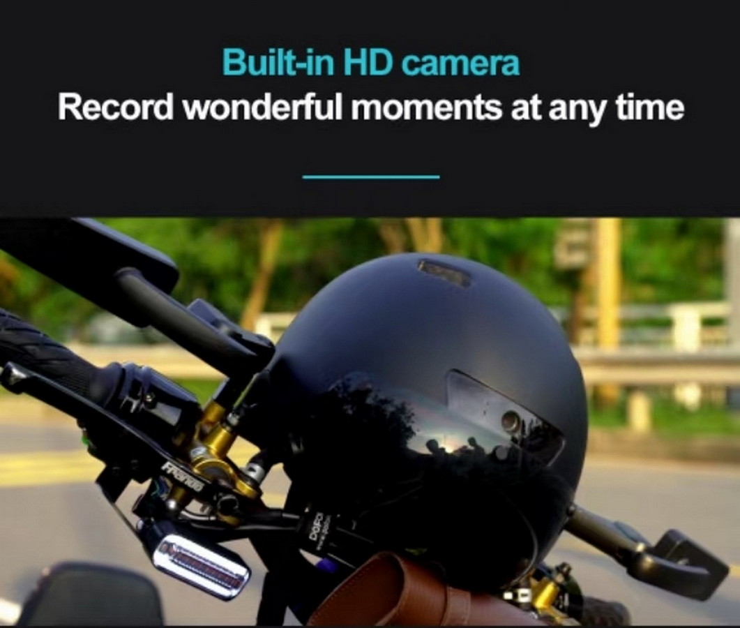 уграђена камера у бициклистичкој кациги са снимањем