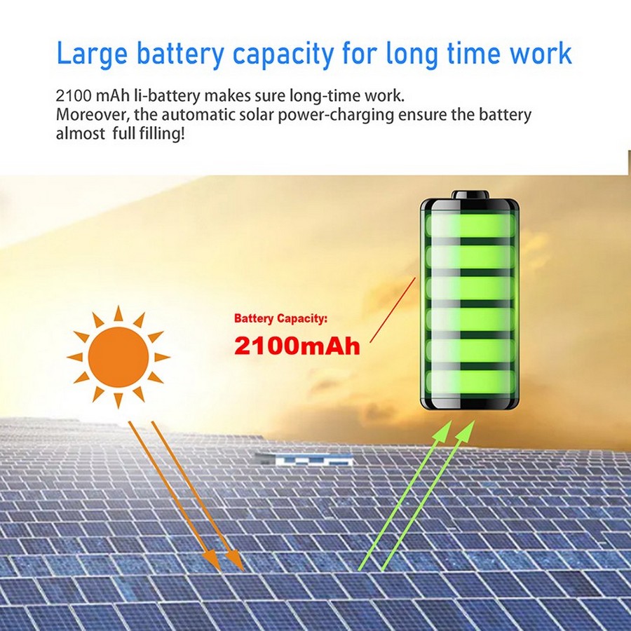 пуњива батерија од 2100мАх соларне енергије