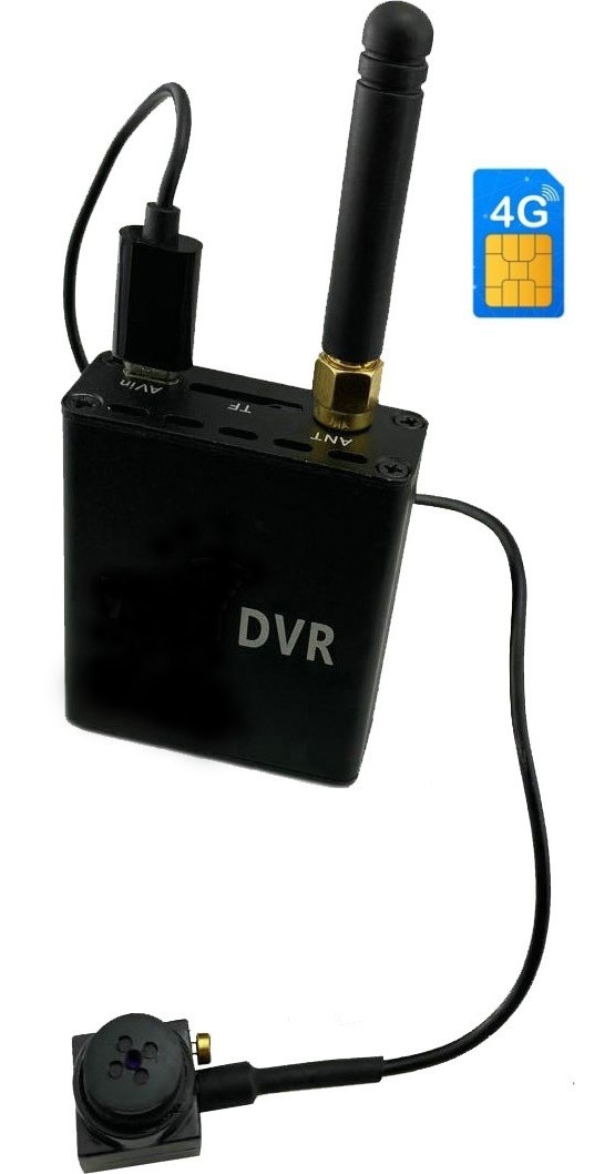 Дугме Камера шпијунски пренос уживо - надгледање преко интернета преко уметнуте 4Г СИМ картице