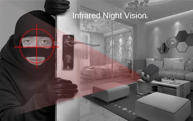 шпијунска камера скривена са ноћним видом 10М