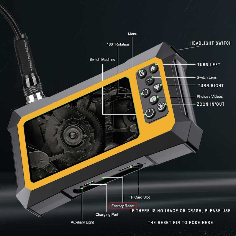 камера за преглед борескопа