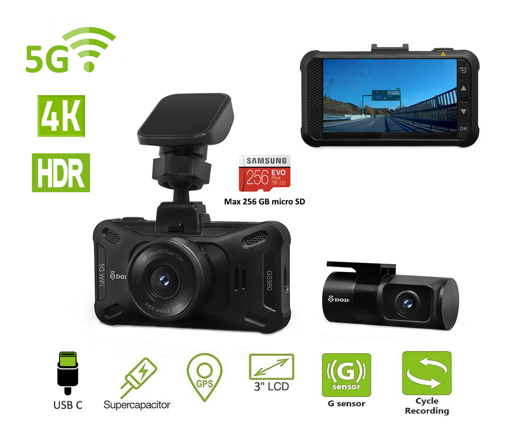 Најбоља 4к 5Г камера за аутомобиле са ГПС-ом